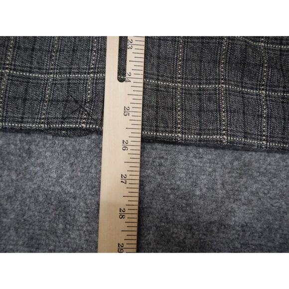 Tahari Arthur S Levine Blazer Jacket Womens Size 16 Gray Plaid 1 Button Collared - Picture 10 of 11